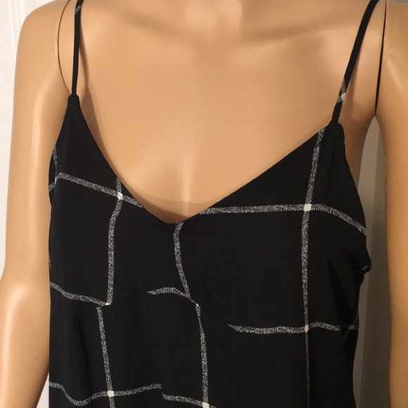 NWT Gilli Maxi Checked Dress / Jumper w/Side Slit - Picture 5 of 16